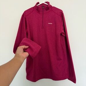 Patagonia Fuchsia Quarter-Zip‎ Fleece